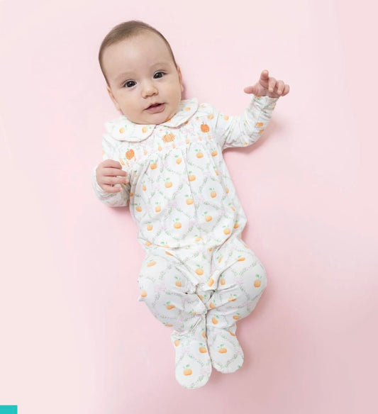 ANGEL DEAR Pretty Pumpkin Trellis   Footie