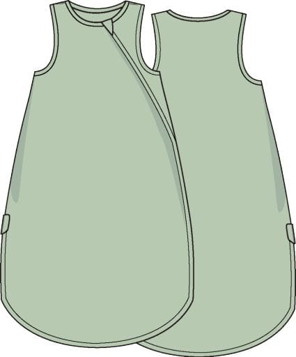 ANGEL DEAR Angel Dear Boys Infant Unisex-sleep Sacks Solid Bok Choy - Sleep Bag