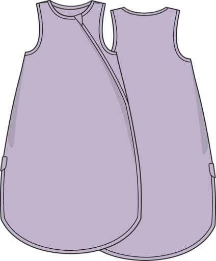 ANGEL DEAR Angel Dear Boys Infant Unisex-sleep Sacks Solid Orchid Petal - Sleep Bag