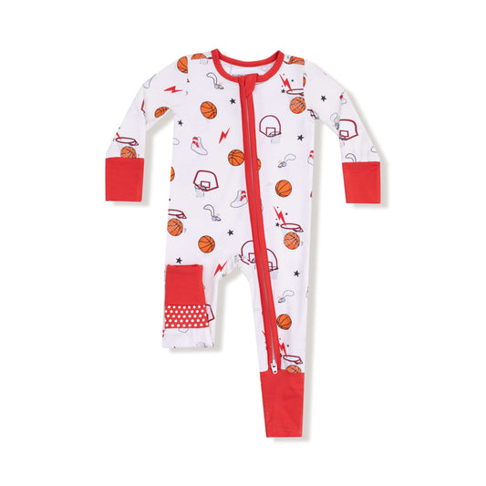 Angel Dear Angel Dear 2 Way zipper Romper Basketball Uni
