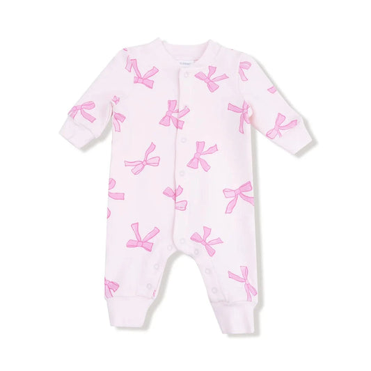 Angel Dear Bows Baseball Romper