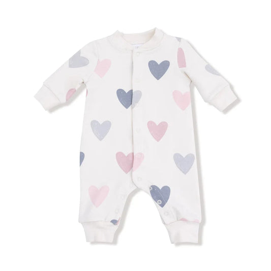 Angel Dear Hearts Romper