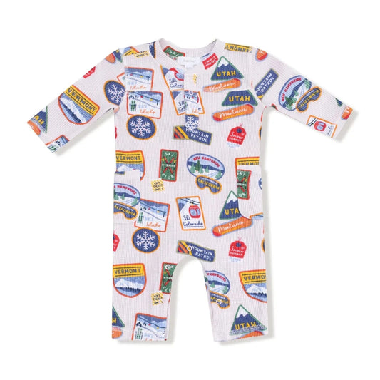 Angel Dear State Snow Patch Romper