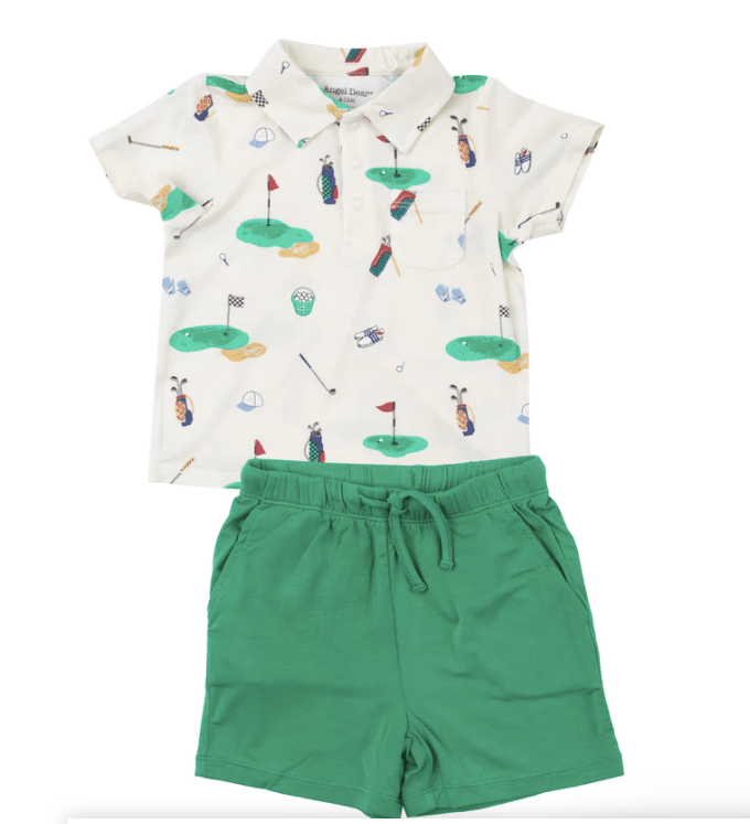 Angel Dear Polo shirt & Short Set Golf