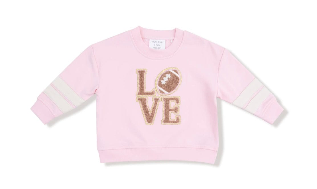 Angel Dear Varsity Pink  Cozy  Sweatshirt