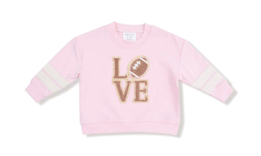 Angel Dear Varsity Pink  Cozy  Sweatshirt