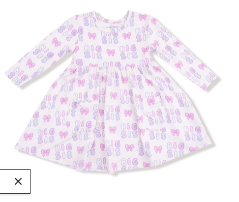 Angel Dear Big Sis Twirly LS Dress