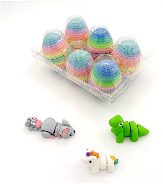 ANN MCGIVNEY 6-pack Mini Animal Eggs