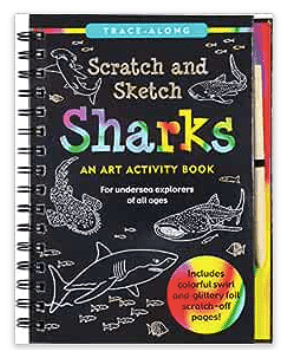 Anna McGivney Sharks scratch & Sketch