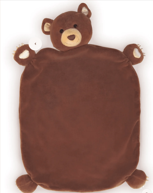 Apple Park Chubby Bear Organic Picnic  Pal Blankie