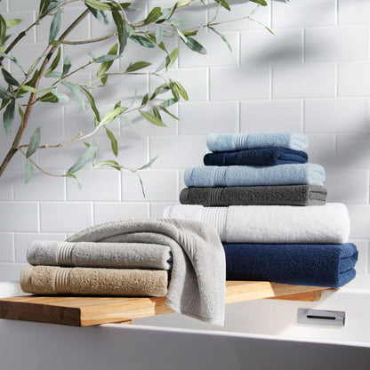 Arkwright Home White Host & Home Soft Cotton Hand Towels (6-Pack), 16x28, 400 GSM HT-HH1628-3.5-WHT