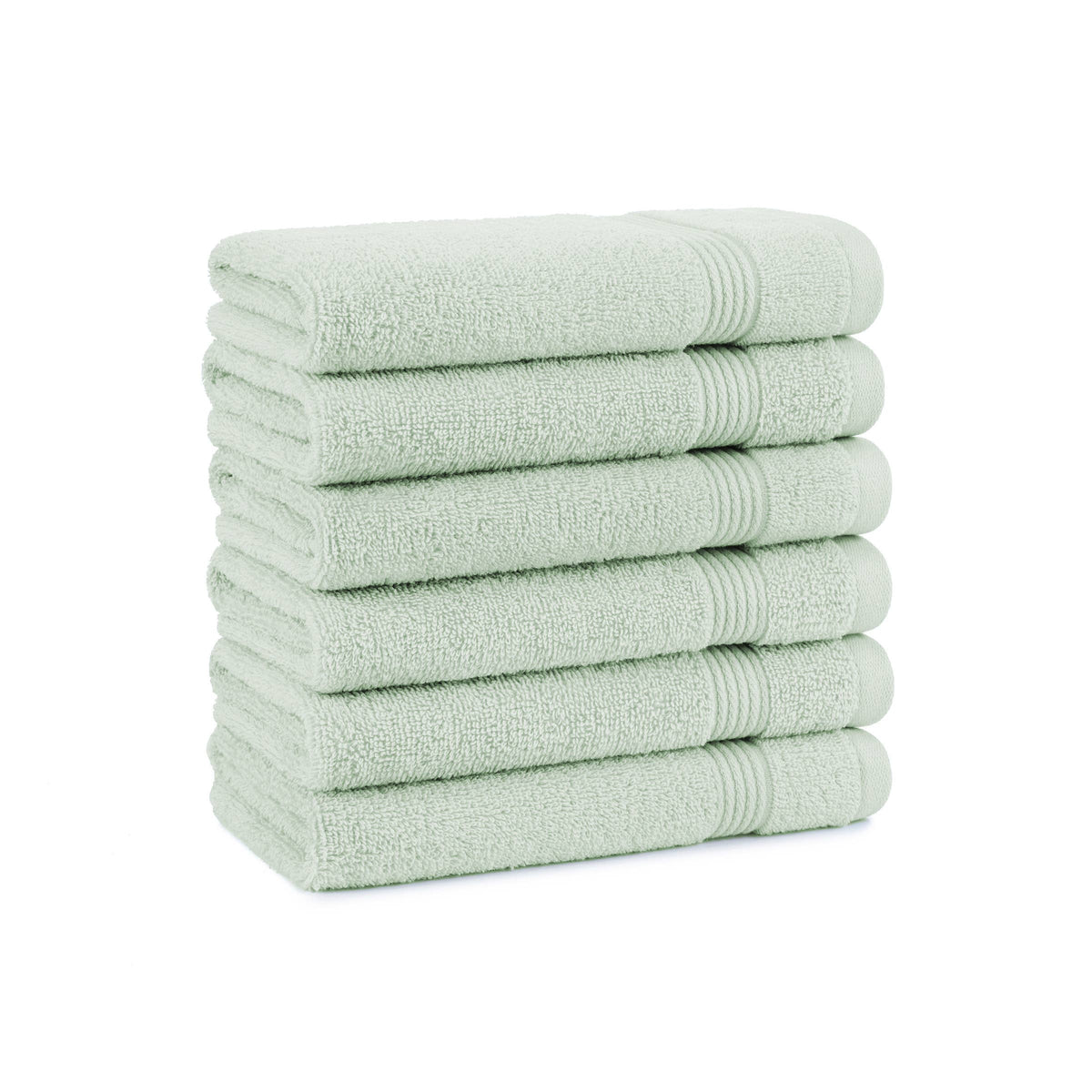 Arkwright Home White Host & Home Soft Cotton Hand Towels (6-Pack), 16x28, 400 GSM HT-HH1628-3.5-WHT