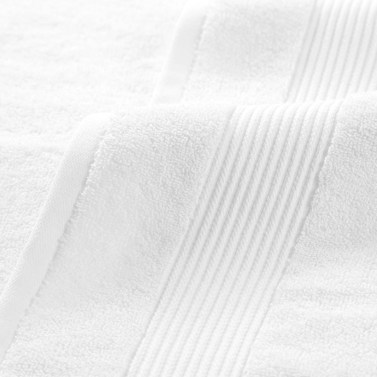 Arkwright Home White Host & Home Soft Cotton Hand Towels (6-Pack), 16x28, 400 GSM HT-HH1628-3.5-WHT
