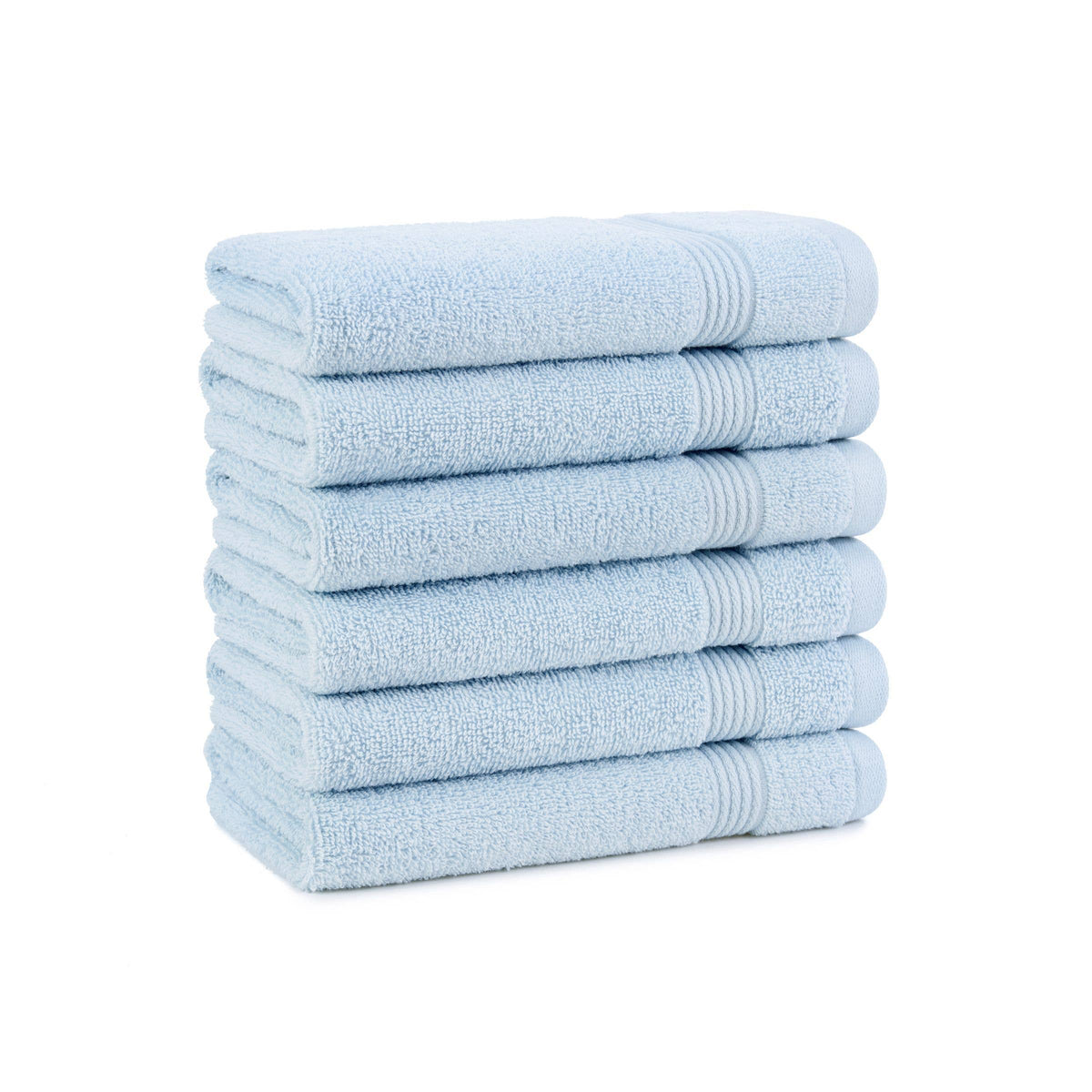 Arkwright Home White Host & Home Soft Cotton Hand Towels (6-Pack), 16x28, 400 GSM HT-HH1628-3.5-WHT