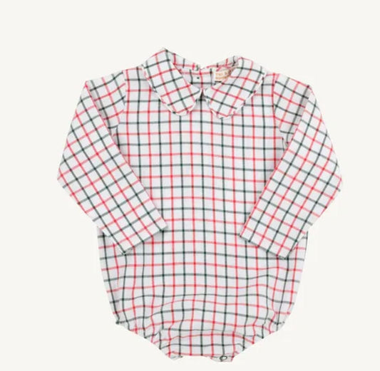 BEAUFORT BONNET Old Town Tattersall Peter Pan Collar Shirt Onesi