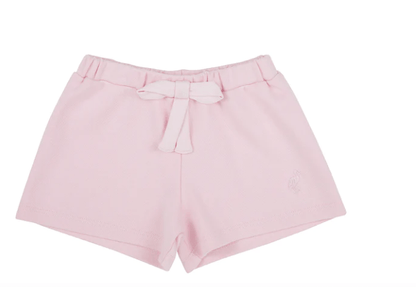 Beaufort Bonnet Company The Beaufort Bonnet Company-Shipley Shorts-Palm Beach Pink With Bow & Stork