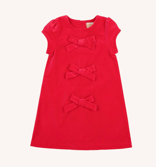 BEAUFORT BONNET Betts Bow Dress - Velveteen