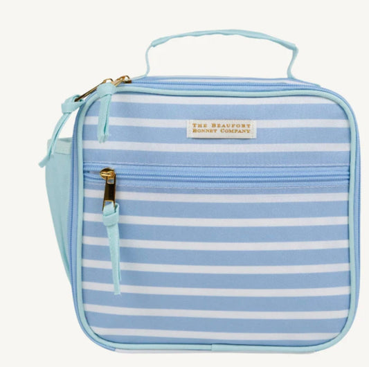 Beaufort Bonnet Leighton Lunch Box Sarasota Sky Stripe/Sea Island Seafoam