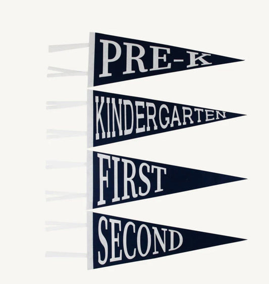 Beaufort Bonnet Back to School Pennants Nantucket Navy
