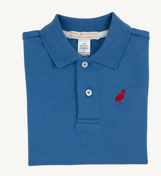 Beaufort Bonnet Prim & Proper SS Polo Wood Boat Blue