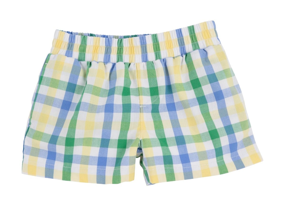 BEAUFORT BONNET Sheffield Shorts Polo Field Plaid/Barbados Blue