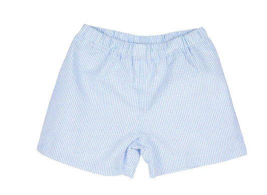 BEAUFORT BONNET Shelton Shorts Breakers Blue Seersucker