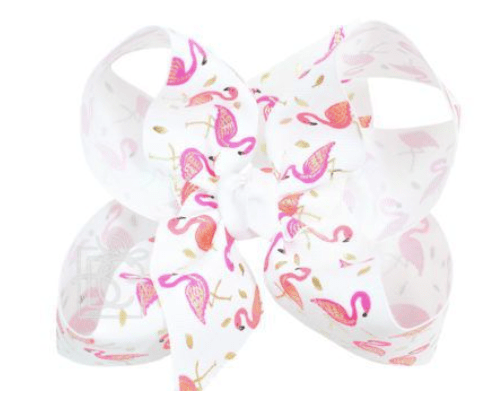 Beyond Creations FLAMINGO BOW WITH DOUBLE KNOT Large