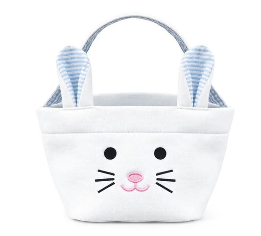 BITS AND BOWS Blue The Bitty Bunny Basket