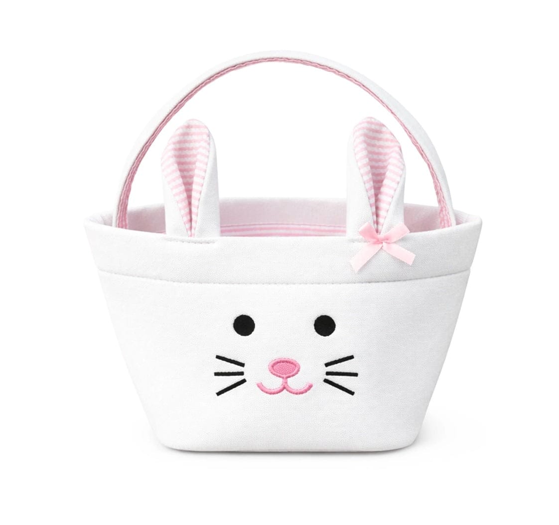 BITS AND BOWS Pink The Bitty Bunny Basket