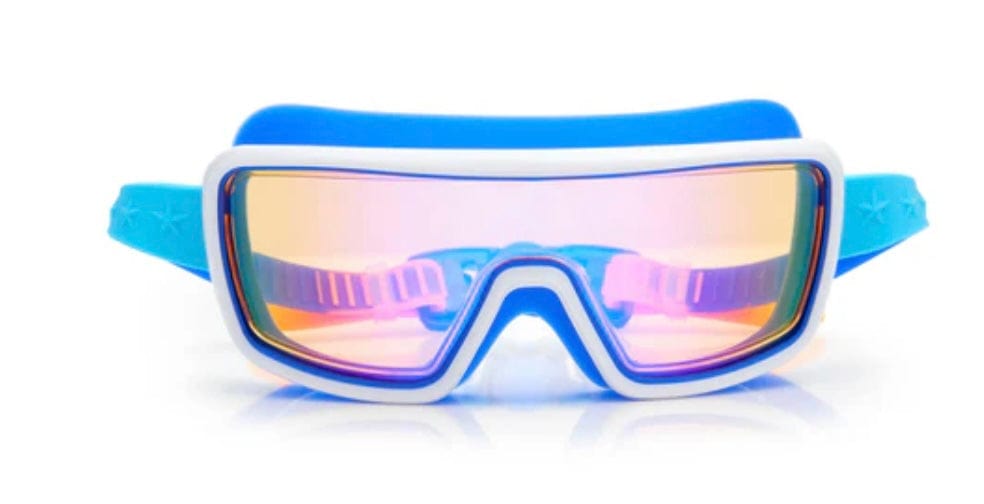 Bling2o Nanobot Navy Prismatic Kids' Swim Goggles