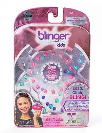 Blinger Blinger Sparkle Collection Refill Pack with 75 gems (5 discs) each