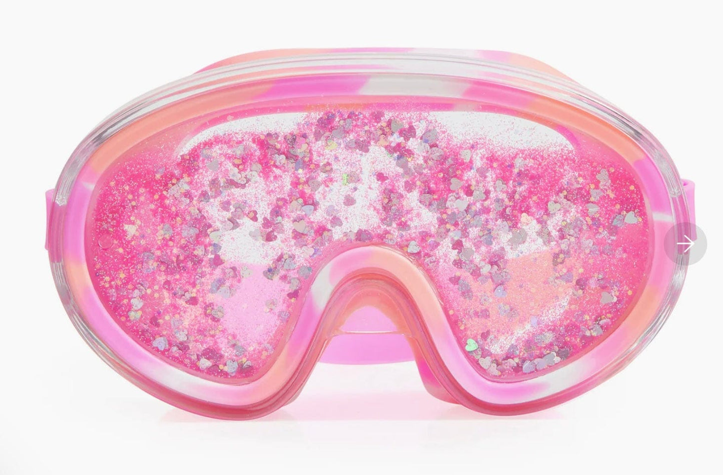 BLINGO Pink Sandy Toes Kids' Swim Mask