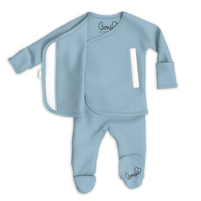 Bonsie Skin to Skin Babywear Bonsie Footie - Ripple