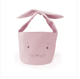 Bunnies by the Bay Pink Blossom Bunny Basket