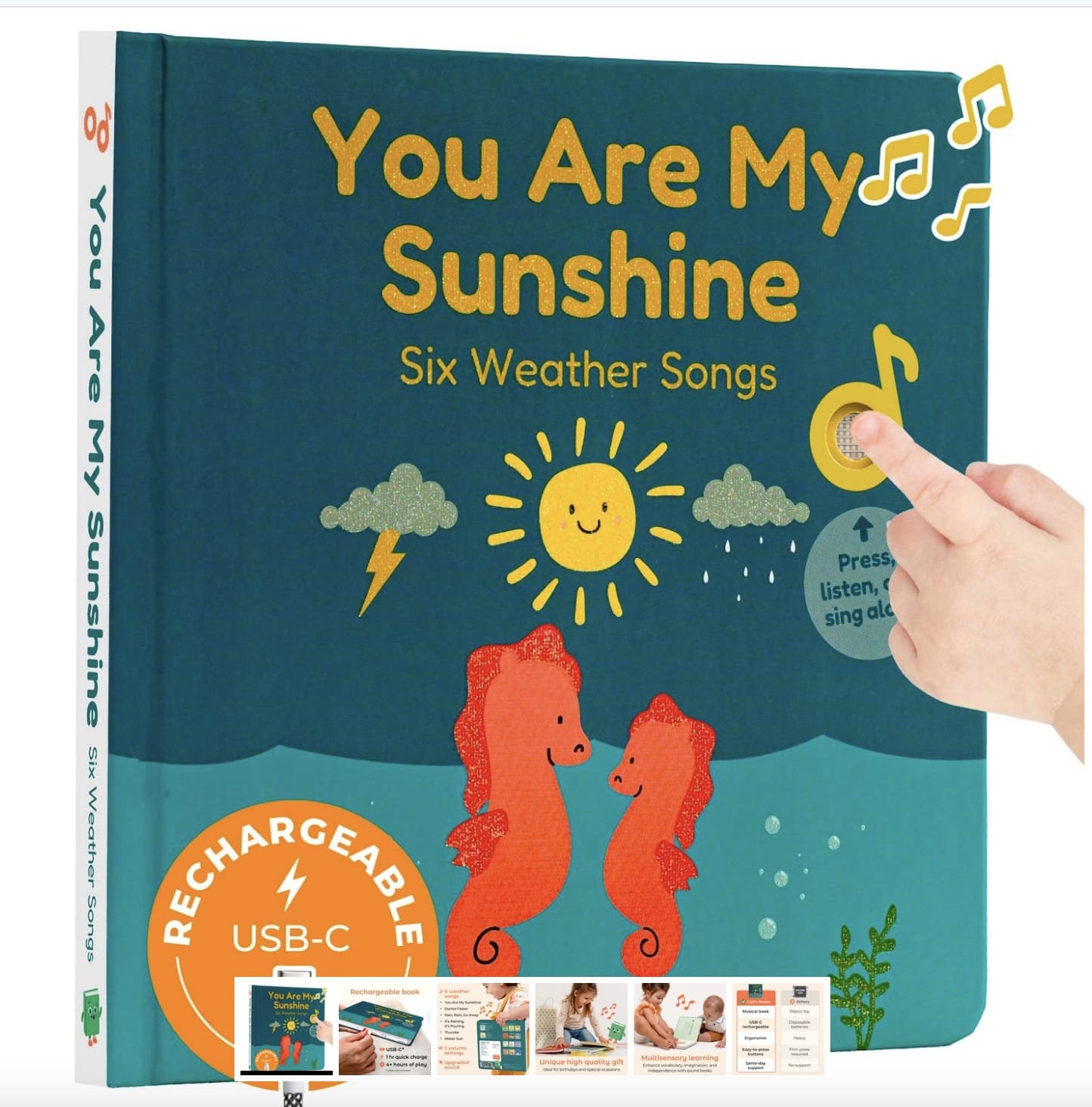CALI'S BOOKS Cali's Books you Are My Sunshine headphone Edition