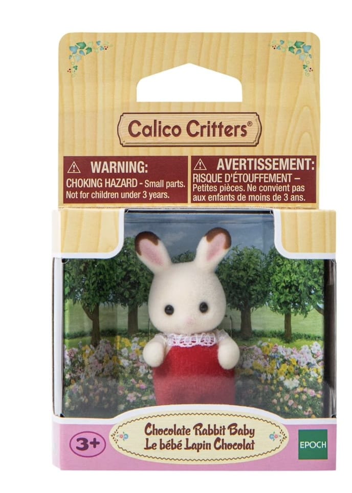 CALICO CRITTERS Calico Critters Chocolate Rabbit Baby