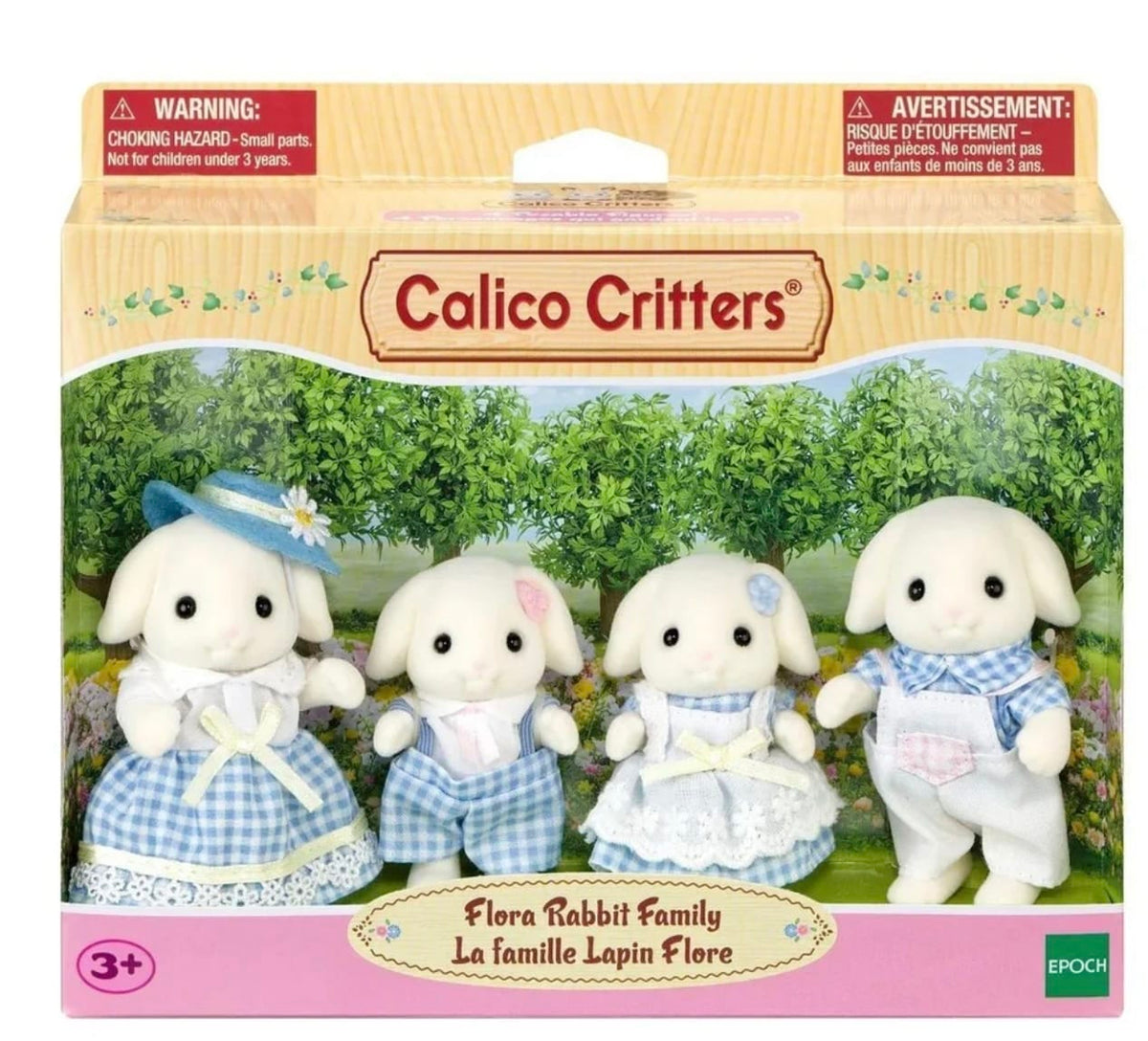 CALICO CRITTERS Calico Critters Girls Accessories-toys Flora Rabbit Family