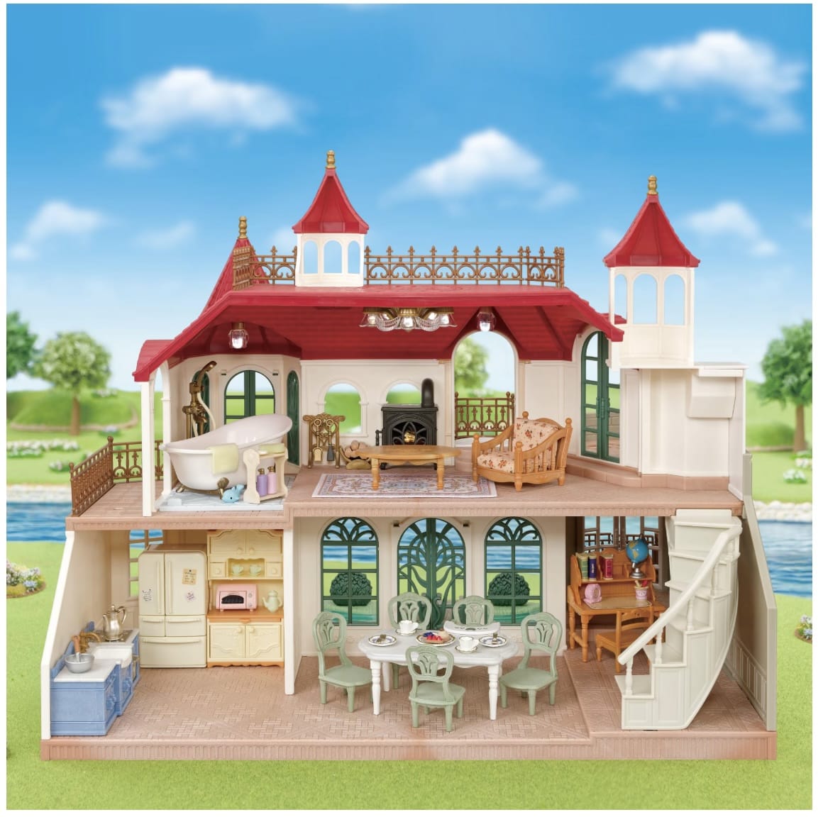 CALICO CRITTERS Calico Critters Girls Accessories-toys Red Roof Manor