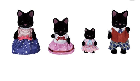 CALICO CRITTERS Calico Critters Midnight Cat Family