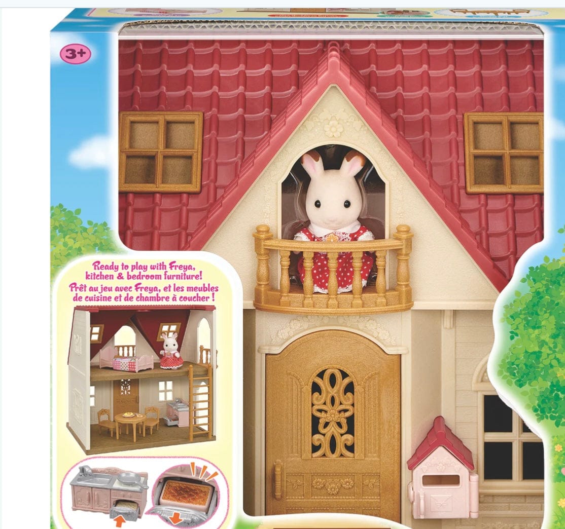 Calico Critters RED ROOF COZY COTTAGE STARTER HOME