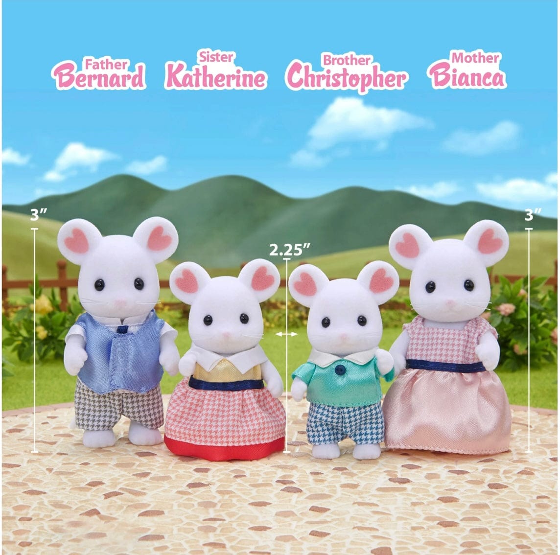 Calico Critters Calico Critters, Marshmallow Mouse Family