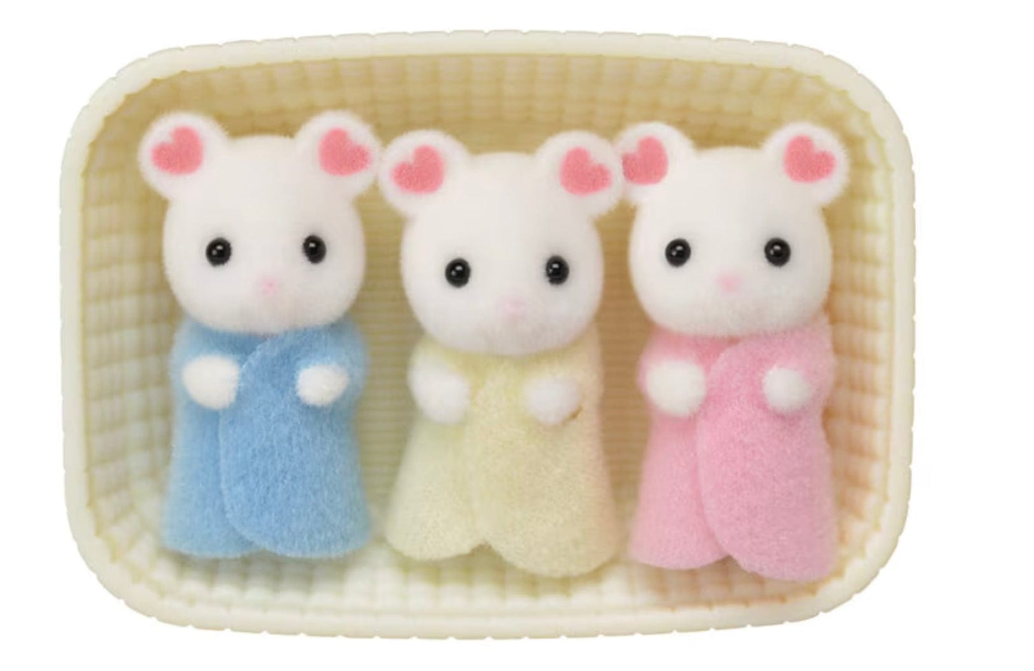 Calico Critters Marshmallow Mouse Triplets