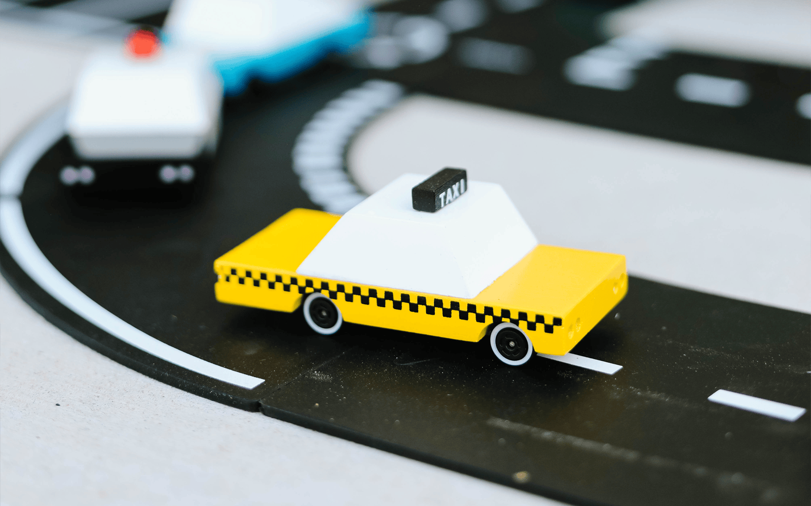 Candylab Toys Yellow Taxi CND F102
