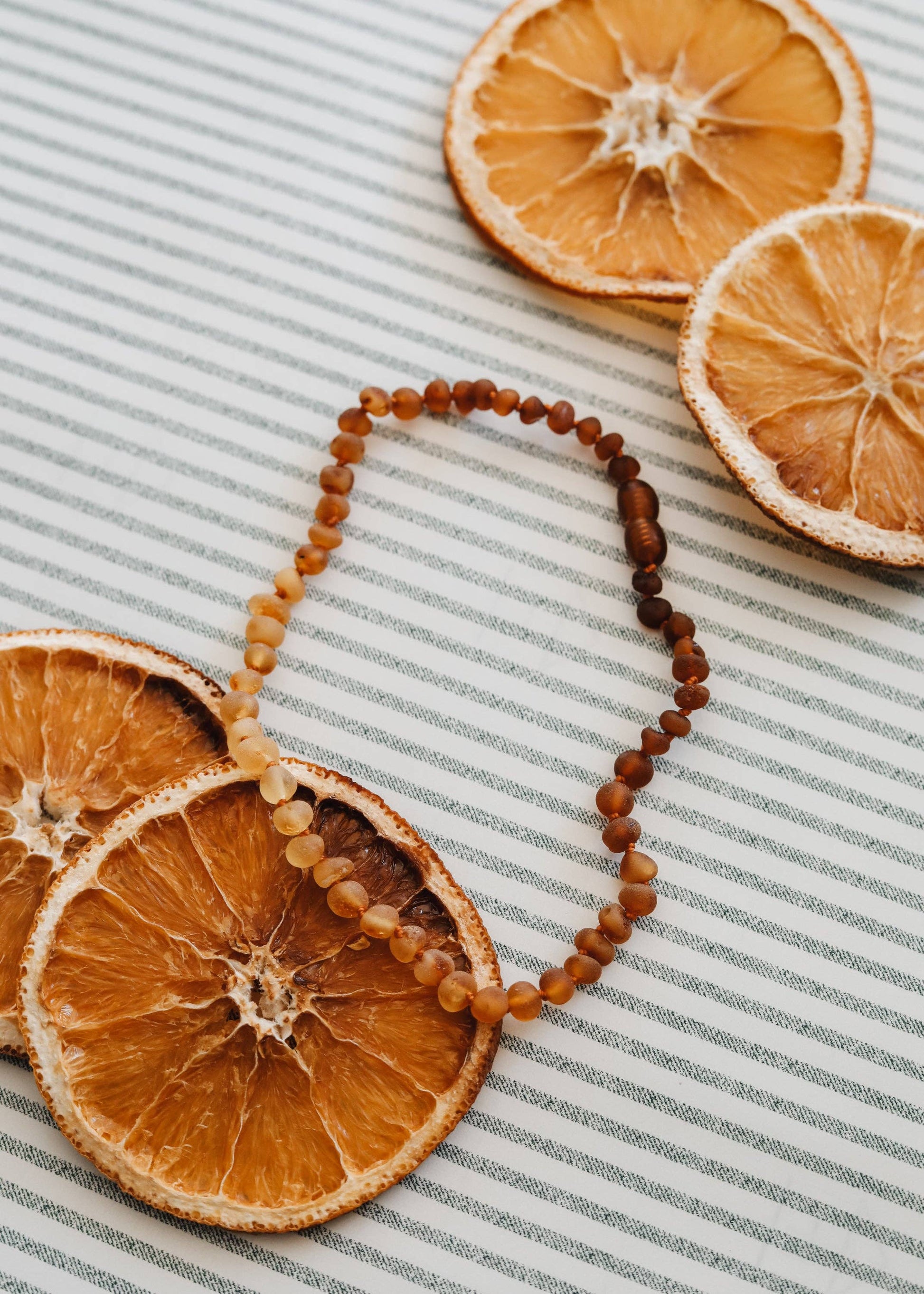 CanyonLeaf Raw Baltic Amber + Sunflower || Necklace ||