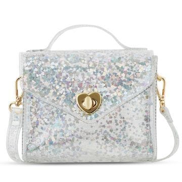 CARRYING KIND Carrying Kind Girls Accessories-purses/bags Gussie: Silver Hearts