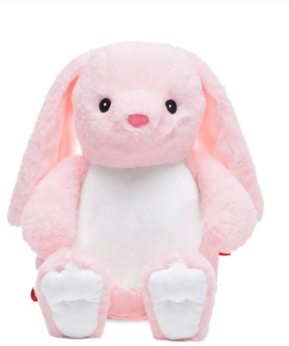 Chubbies Rabbit Pink Cubbies Classic Collection Embroidery Blank