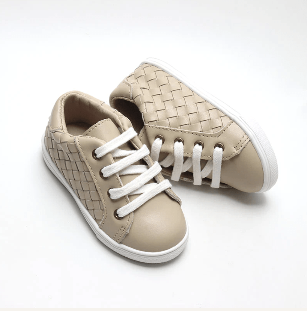 Conscously Baby Leather Woven Sneaker
