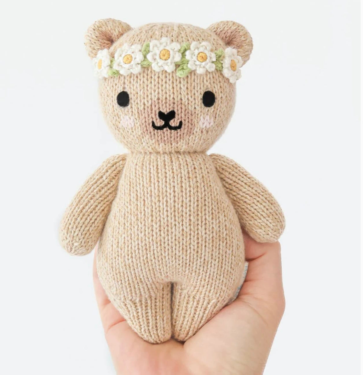 CUDDLE KIND Cuddle Kind Girls Accessories-plush Baby Honey Bear (ivory Floral)