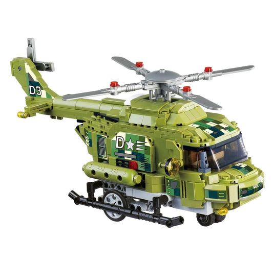 Diverse Wise Block Military Helicopter