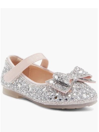 Doe a Dear/ Klien Group 6 / Pink Embellished Bowtie Flat Shoe